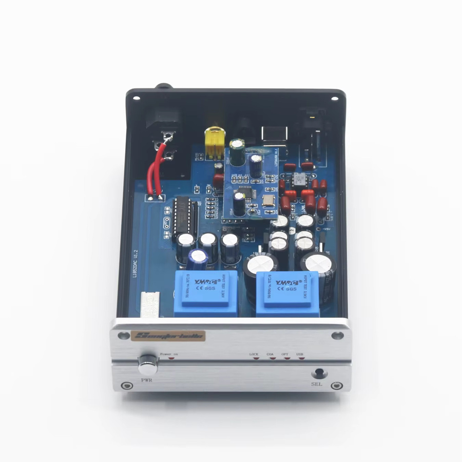 SENGTERBELLE HiFi Stereo Audio-Decoder DAC AD1852 mit PCM2706 USB Glasfaser und Koaxial 24 Bit 192 kHz - Bild 2