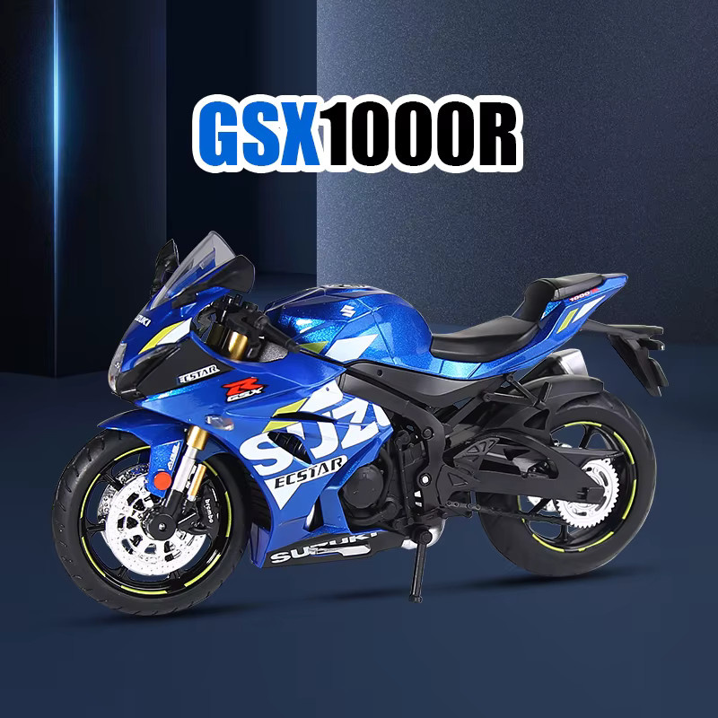 CCA GSX1000R Motorrad-Modell, 1:12, Metall, Rot - Bild 2