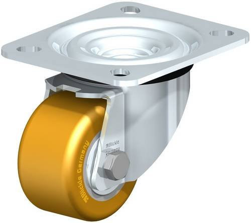 Blickle Lenkrolle L-VSTH 60K aus Stahl und Kunststoff, Rad-Durchmesser: 60 mm, Tragfähigkeit: 200 kg - Bild 1