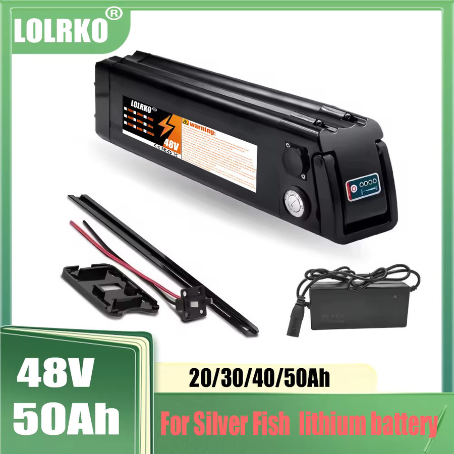 ALalito Lithium-Akku für 48V Elektroroller, 20Ah-50Ah, Schwarz, mit 4-poliger Bodenentladung und integriertem BMS-Schutz - Bild 5