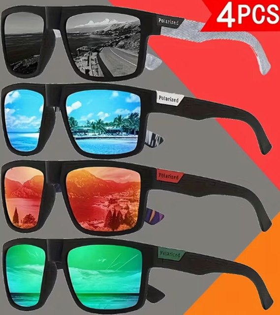 Hindfield Fahrradbrille, quadratisch, Vollrand, Kunststoff, Unisex, multicolour - Bild 1