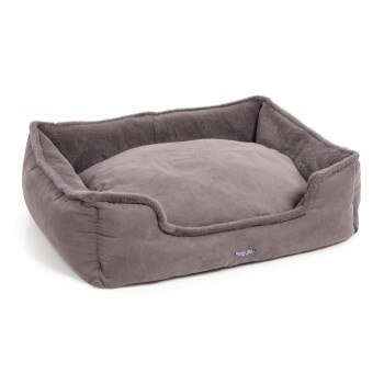 Wallace & Jones Hundebett Harmony M in Grau mit abnehmbarem Bezug und rutschfester Unterseite - Bild 2