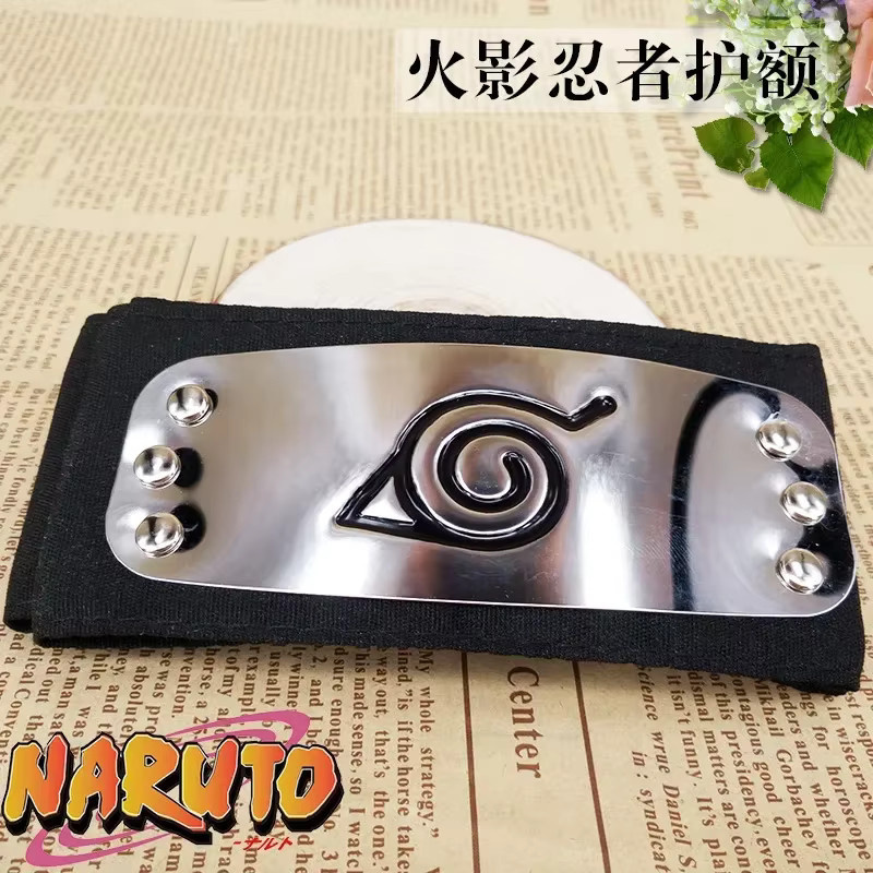 Bandai Naruto Ninja Stirnbänder, Zubehör, Schwarz, Metall - Bild 2