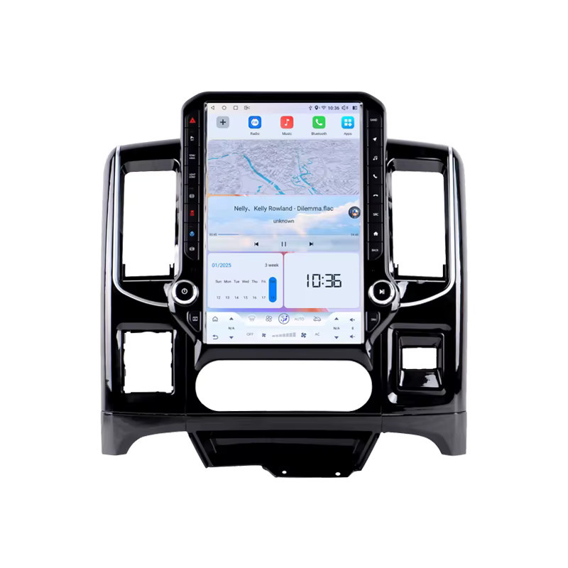 Roadonline Android 14 Multimedia Player für Dodge RAM 1500 2500 3500 (2008-2012), 14,5 Zoll 8-Core Autoradio mit GPS, 4G und WIFI, Schwarz - Bild 5