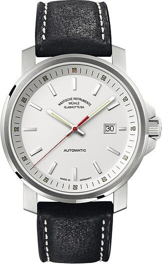 Mühle Glashütte Armbanduhr, Automatik, Edelstahl, Leder, 42,4 mm, Herren - Bild 1