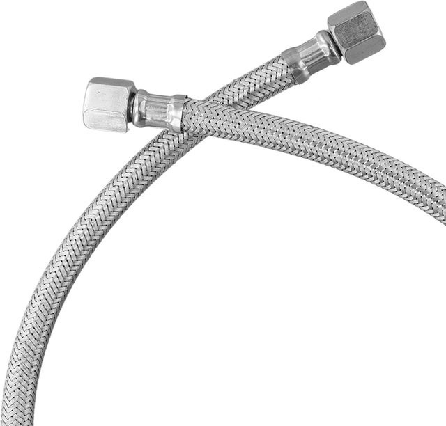 Flexibler Luftkompressor-Schlauch mit Innengewinde 14 mm in Silber - Bild 1
