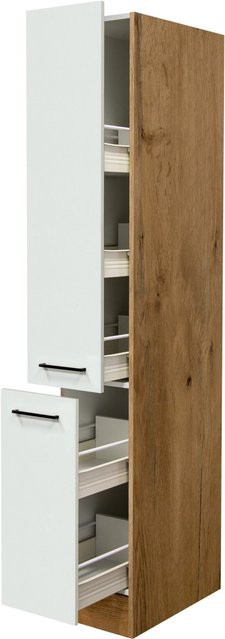 Flex-Well Apothekerschrank Avila Küchenhochschrank Magnolie matt B/H/T: 30 x 200 x 57 cm - Bild 1