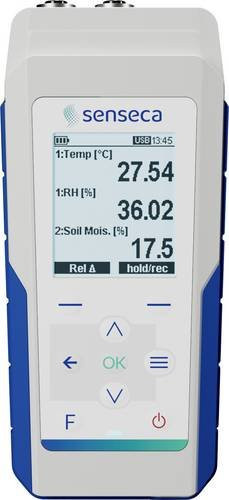 Senseca PRO D05.2 Multi-Datenlogger in Weiß zur Messung von Temperatur, Luftfeuchtigkeit, Luftdurchsatz, Druck, Beleuchtungsstärke und CO2 - Bild 1