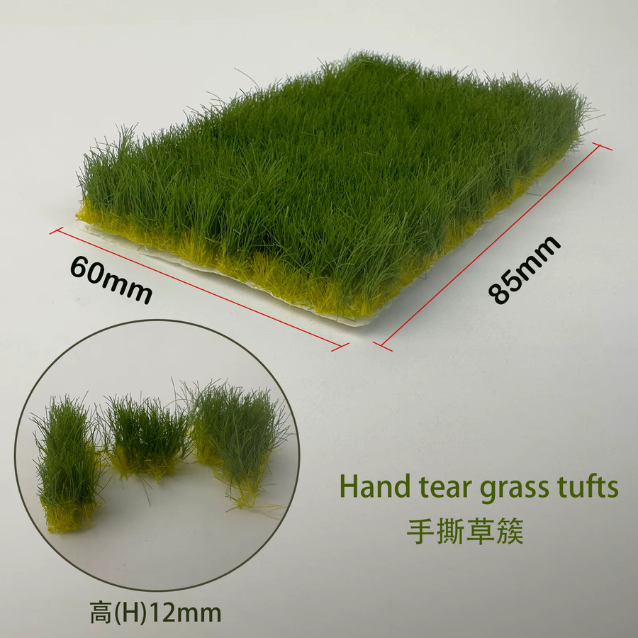 TERAYSUN Statisches Grasmodell, Grün, Natur, 12 mm - Bild 3