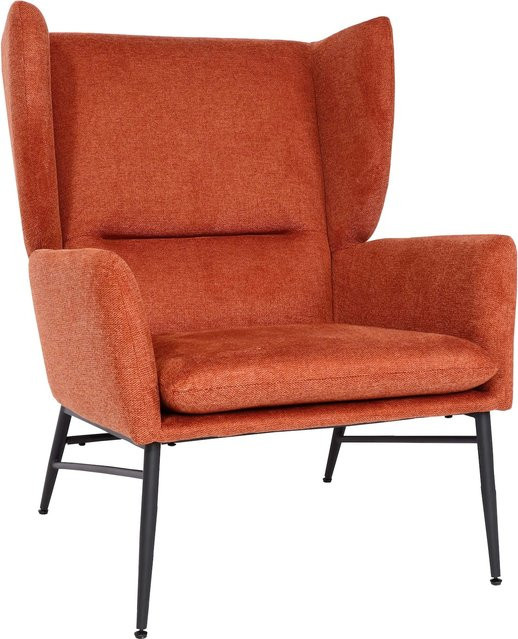 MCW Lounge-Sessel L62 Polstersessel mit Armlehnen in Terracotta-Braun - Bild 1