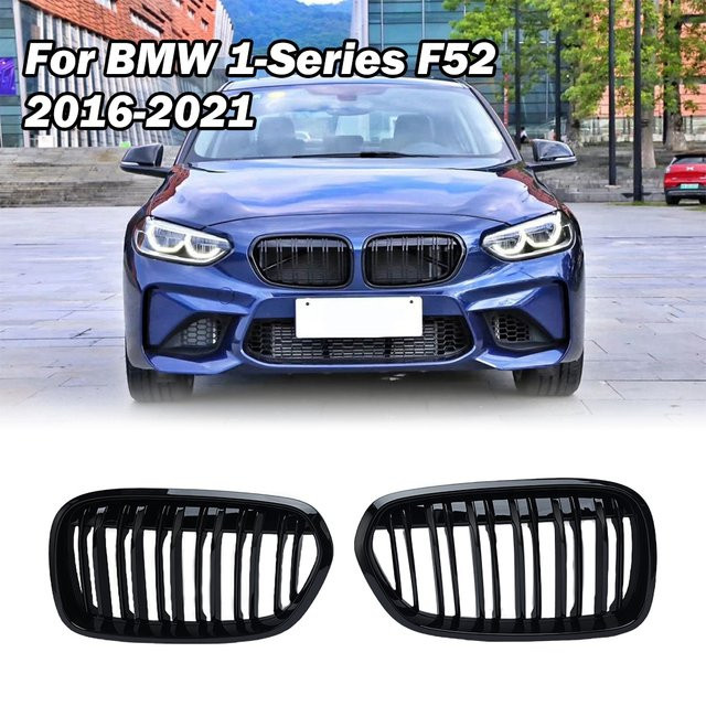 MZORANGE Auto Center Racing Grille für BMW 1er F52 in glänzend Schwarz - Bild 1