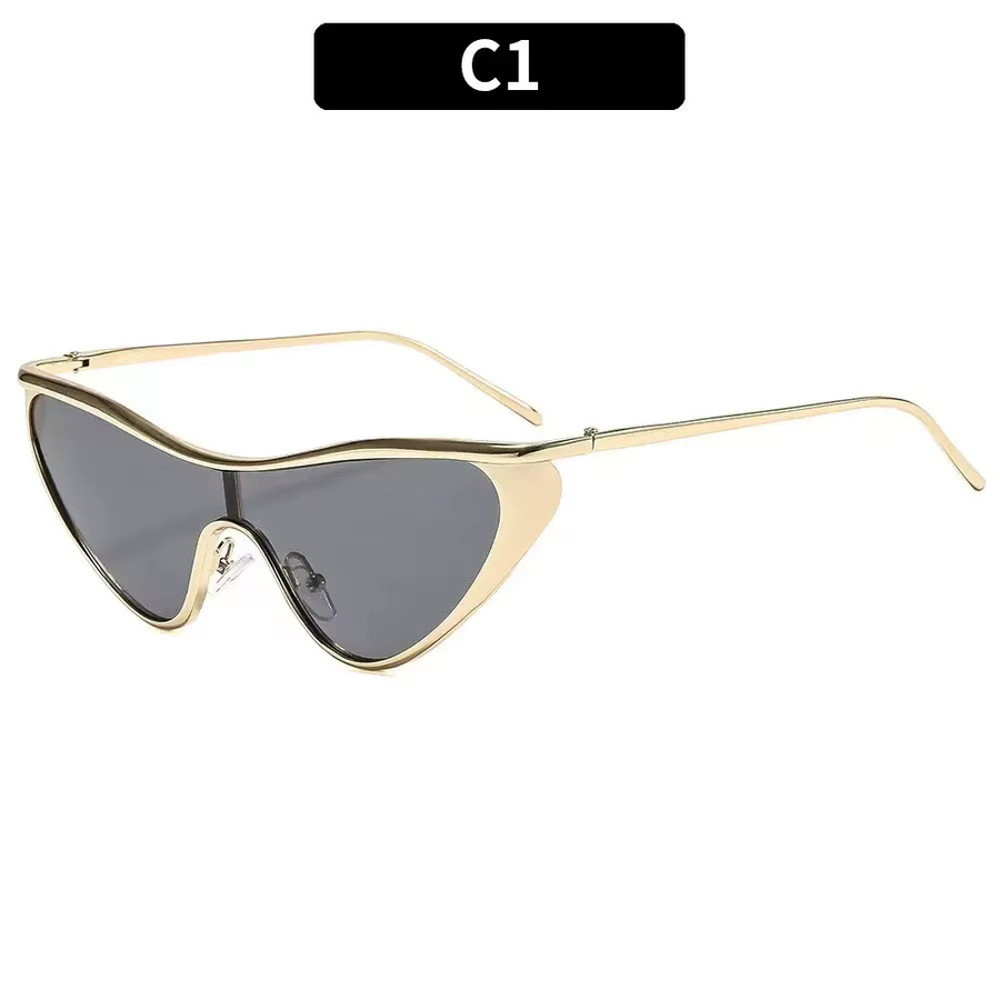 AINII Sonnenbrille, Vollrand, Metall, gold, Unisex - Bild 4