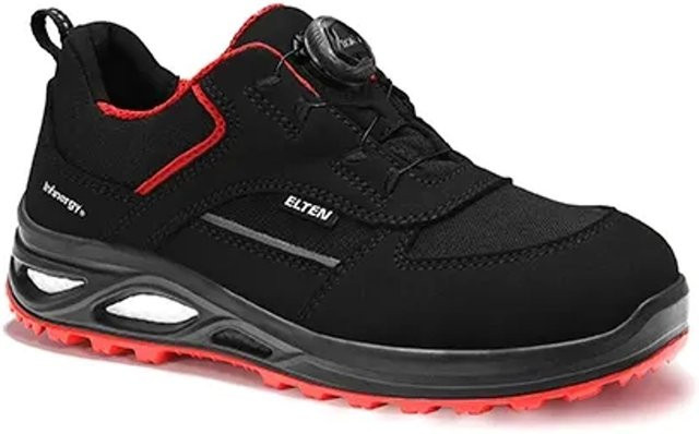 Elten Damen Sicherheitshalbschuh Hannah Xxtl Boa S3 ESD in Black-Red, Größe 41 - Bild 1