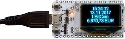 4duino IoT WLAN Display ESP32 Modul mit 4 Zeilen in Weiß - Bild 1