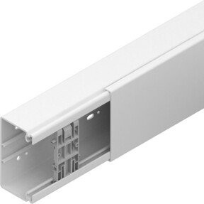 HKL Kabelkanal aus Kunststoff in Grau RAL7035, B: 6,0 cm, H: 23,0 cm, T: 4,0 cm - Bild 1