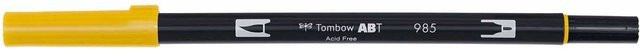 Tombow ABT Dual Brush Pen Chrome Yellow 985 - Bild 1