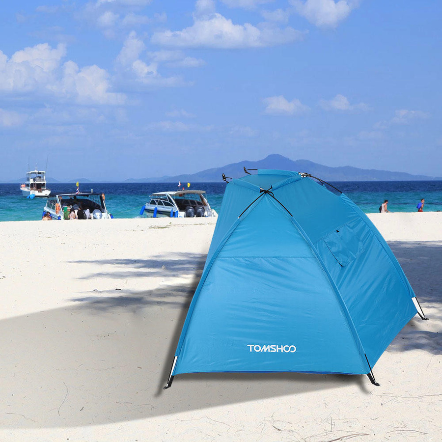 TOMSHOO Outdoor-Sport-Sonnenschutzzelt für Angeln, Picknick und Strand in Grün - Bild 3