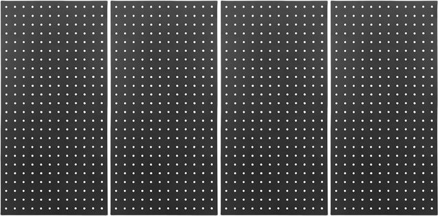 Aimo Metall Lochwand Wandpaneel als modulares Werkzeugaufbewahrungssystem in Grau, Breite: 60,96 cm, Höhe: 30,48 cm - Bild 1
