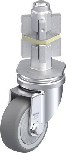Blickle LRA-TPA 50KF-E05 Lenkrolle in Grau und Silber mit Kunststoffrad, Rad-Durchmesser: 50 mm, Tragfähigkeit: 50 kg - Bild 1