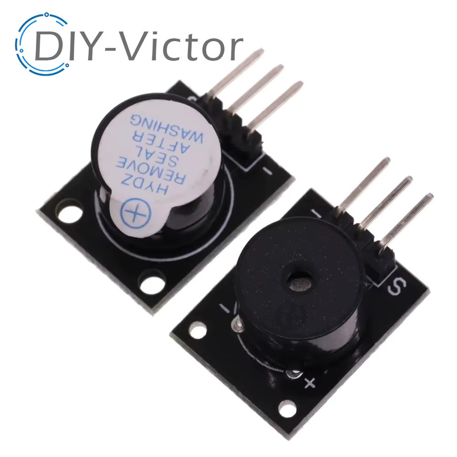 KY-006 und KY-012 Aktives und Passives Summer Alarm Modul für Arduino Smart Car in Schwarz - Bild 3