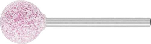 PFERD STEEL EDGE Schleifstift Kugel A46 für Stahl und Stahlguss, Durchmesser: 13 mm, Schaft-Durchmesser: 3 mm, Farbe: Pink, 10 Stück - Bild 1
