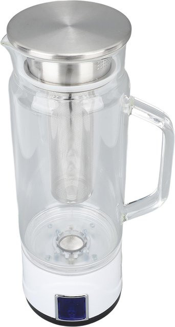mfySpace Wasserstoffkrug Wasserstoffwasser-Generator mit Tee-Einsatz und Touch-Display, Farbe: Weiß, Volumen: 1000 ml, 1000-1500ppb - Bild 1