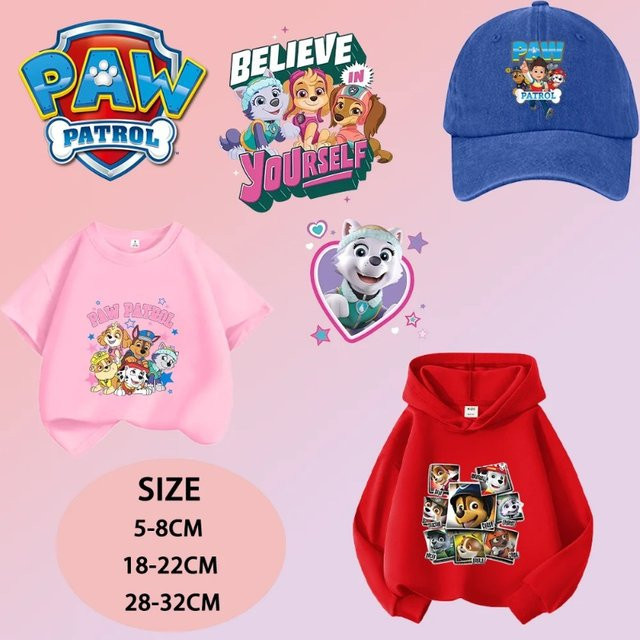 Paw Patrol Aufbügelbare Patches, Wärmeübertragungsaufkleber - Bild 1