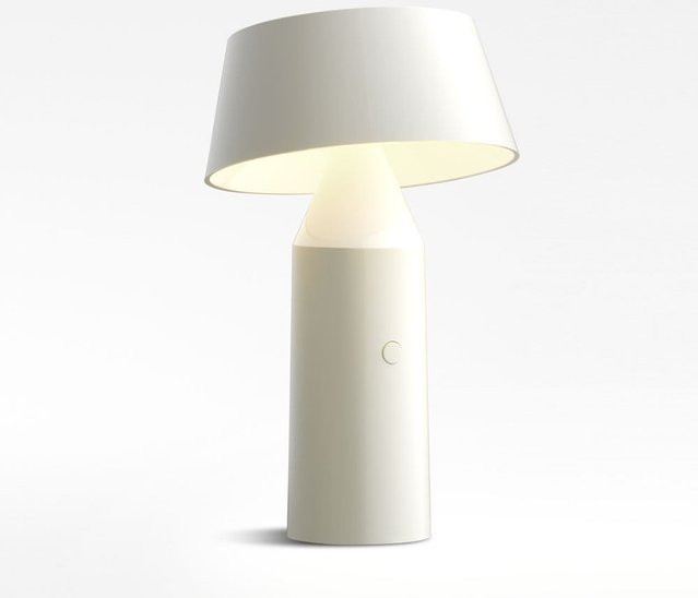 Marset Bicoca LED-Tischleuchte mit Akku in Weiß und warmweißem Licht (2700K) - Bild 1