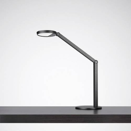 Trilux CultegaT COM 7915559 LED-Tischlampe in Schwarz mit verstellbarem Aluminiumgehäuse