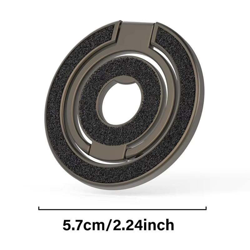 QGhappy Magnetische Handyhalterung für MagSafe in Gold, doppelseitiger faltbarer Fingerringständer für iPhone und Samsung - Bild 5