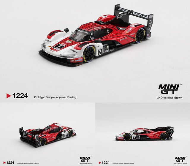 MINIGT Porsche 963 # 7 Porsche Penske Motorsport, Druckguss-Modellauto, 1:64 - Bild 1