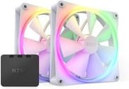 NZXT F140 RGB Twin Pack Gehäuselüfter Weiß Multicolour B/H/T: 14 x 14 x 2,6 cm - Bild 1