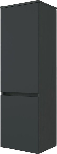 Held Möbel Bad-Midischrank Verona in matt Graphitgrau, B/T/H: 40 x 35 x 130 cm - Bild 1