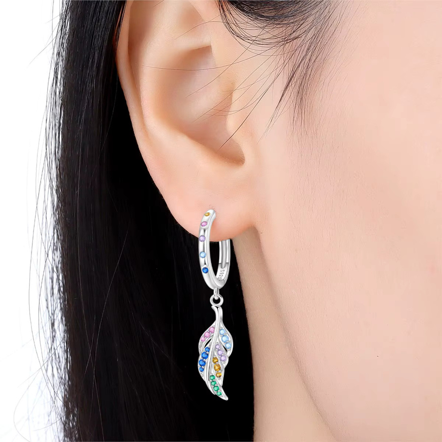 Orstarry Ohrringe, 925 Silber, Zirkonia, Damen - Bild 2