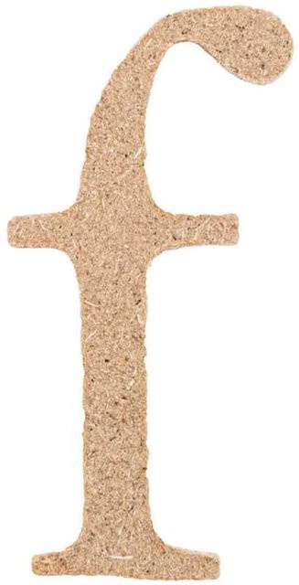 Rico Design MDF Kleinbuchstabe F - Bild 1