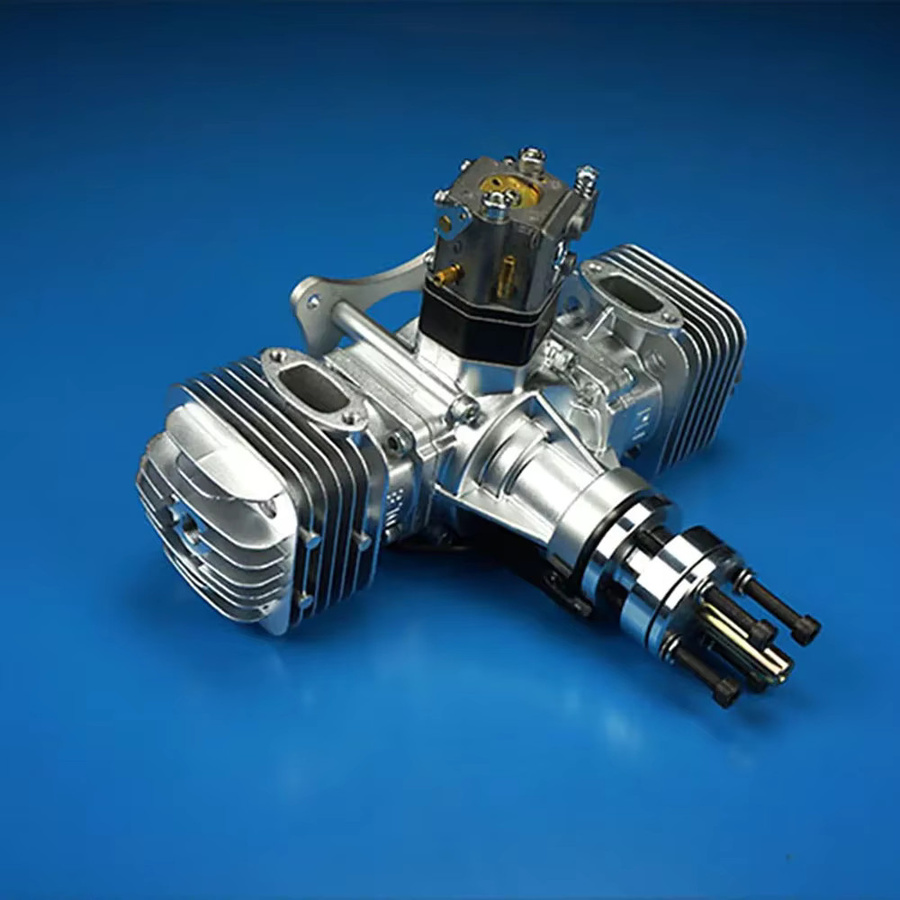 DLE 60 60CC Doppelgasmotor für RC-Flugzeug, Metall, Zubehör - Bild 1