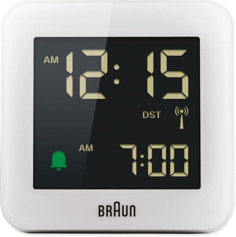 Braun BC09-DCF Digitaler Wecker in Weiß - Bild 1
