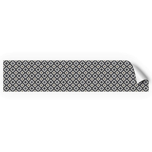 mySPOTTI Küchenrückwand Kojo in Blau und Beige mit grafischem Design aus PVC, Breite: 220 cm, Höhe: 60 cm - Bild 2