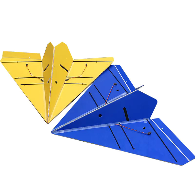 EVYVKV Starrflügel Modell Flugzeug, Elektrisch, Blau - Bild 5