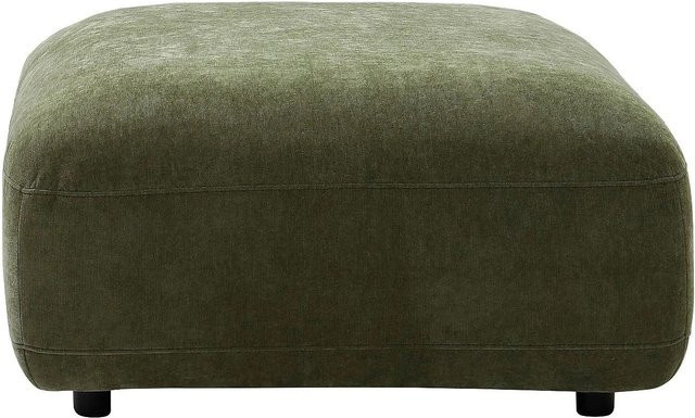 Vente-unique Sitzhocker Tindralo Grün Stoff B: 86 cm, T: 43 cm, H: 43 cm - Bild 1