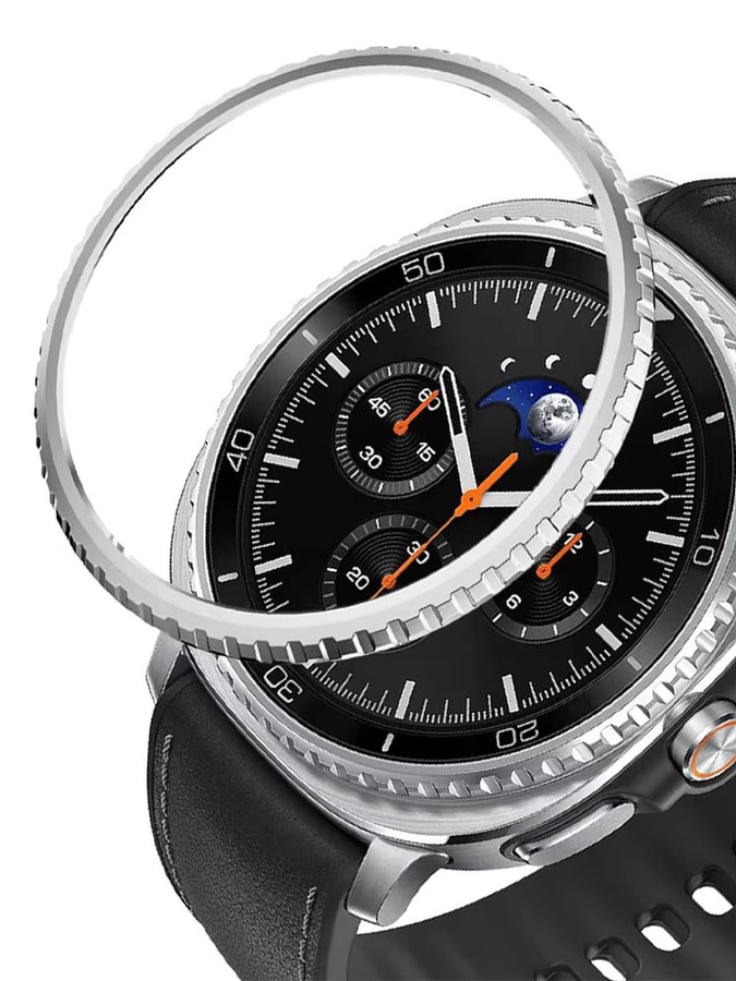 Samsung Schutzhülle für Galaxy Watch 8 Classic 46 mm, Edelstahl, Silber - Bild 2