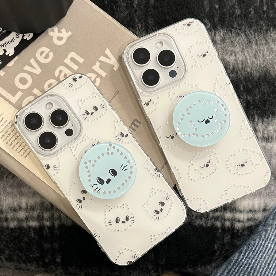 MUQGEW Stoßfeste iPhone Handyhülle mit Koreanischem Kätzchen- und Welpen-Design für iPhone 11 bis iPhone 17 Pro Max - Bild 3