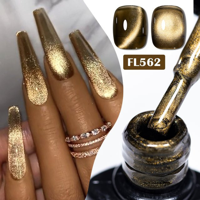 FOUR LILY Magnetischer Nagellack Gel, Champagner, 7 ml - Bild 1