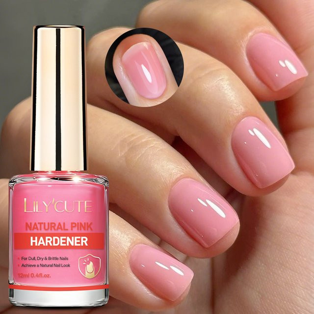 LILYCUTE Nagelpflege-Lack, Natural Pink, mit Keratin, 12 ml - Bild 1