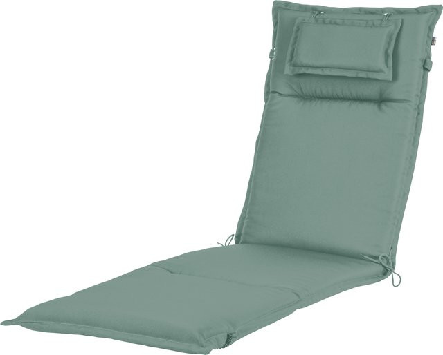 LIVARNO HOME Polsterauflage Toronto Relaxsessel in Grün mit Bindebändern aus Polyester - Bild 1