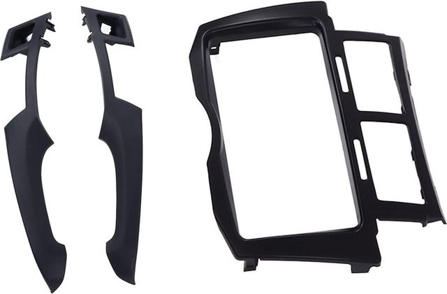 Koogeelife Auto-Radioblende 2DIN CD-Rahmen Ersatz für Yaris Vitz Platz 2005-2011 Schwarz - Bild 1
