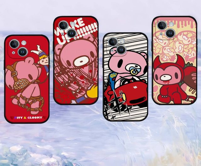 G-Gloomy Bär Handyhülle für iPhone 11 bis iPhone 17 Pro Max Plus Mini aus weichem TPU - Bild 1