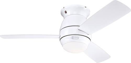 Westinghouse Halley Deckenventilator mit Beleuchtung und Fernbedienung Weiß, Durchmesser: 112 cm, Höhe: 35 cm - Bild 1