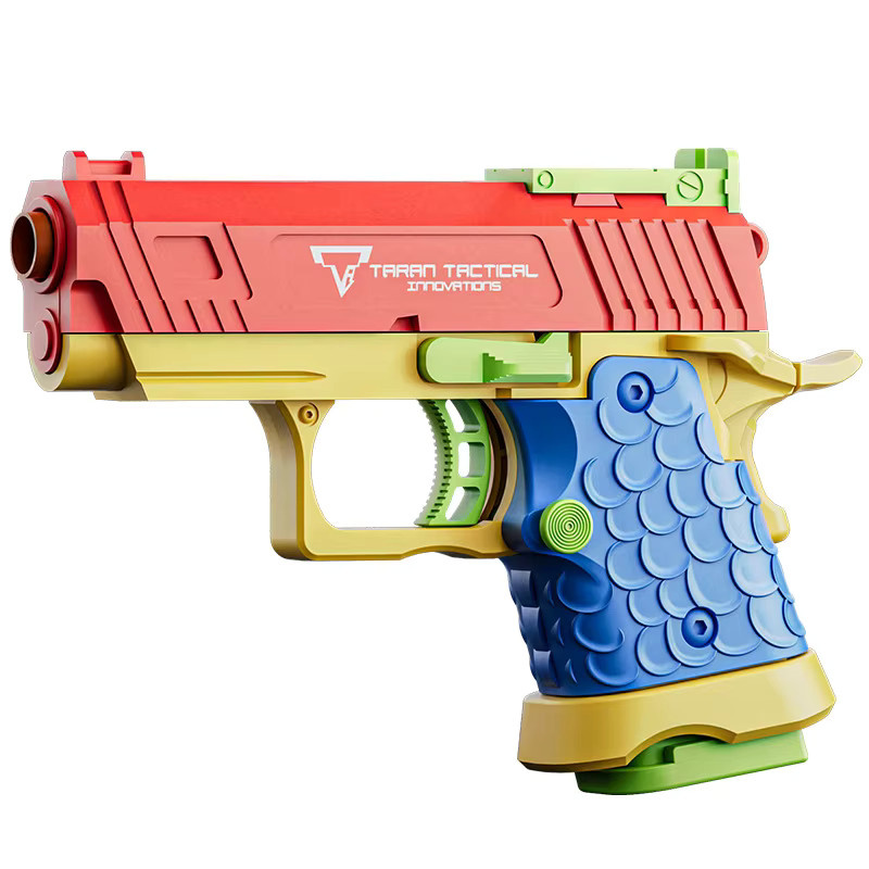 CTMA Automatische Spielzeugpistole mit Weichgeschossen, Hülsenauswurf, Airsoft Blowback, leere Hülse hängend - Bild 4