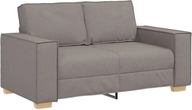 vidaXL 2-Sitzer Sofa in Taupe mit Stoffbezug, B/T/H: 160 x 78 x 84 cm - Bild 1